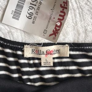 Rolla Coster Dresses - Rolla Coster NWT blk/ white striped maxi dress L Rolla Coster Dresses - Rolla Coster NWT blk/ white striped maxi dress L